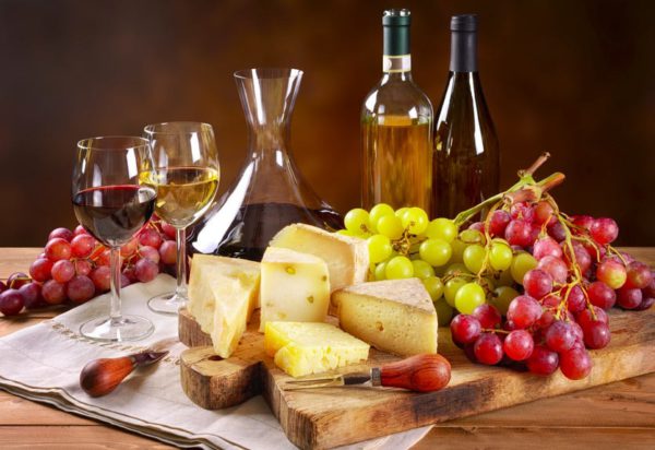 Dégustation de vins et fromages